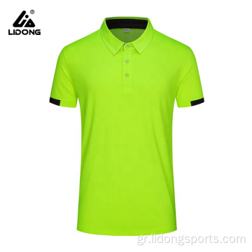 Hot Selling Mens Fashion Short Sleeve Polo πουκάμισο